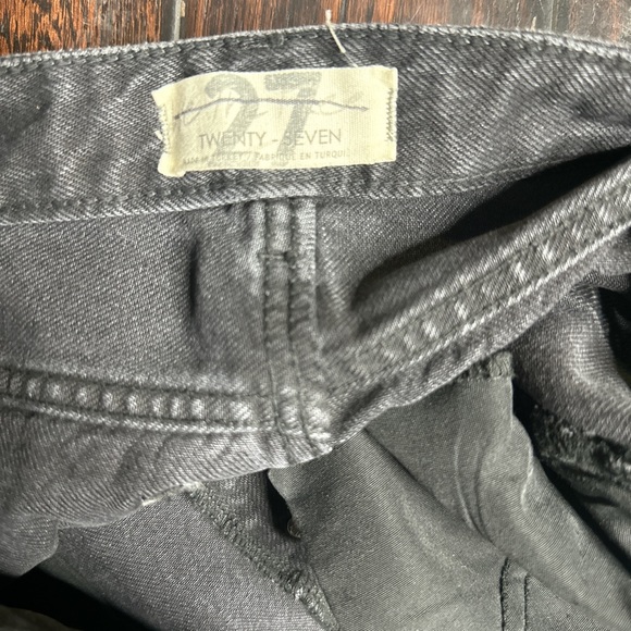 Distressed jeans black ankle length casual BoHo California rock ‘n’ roll - Picture 7 of 7